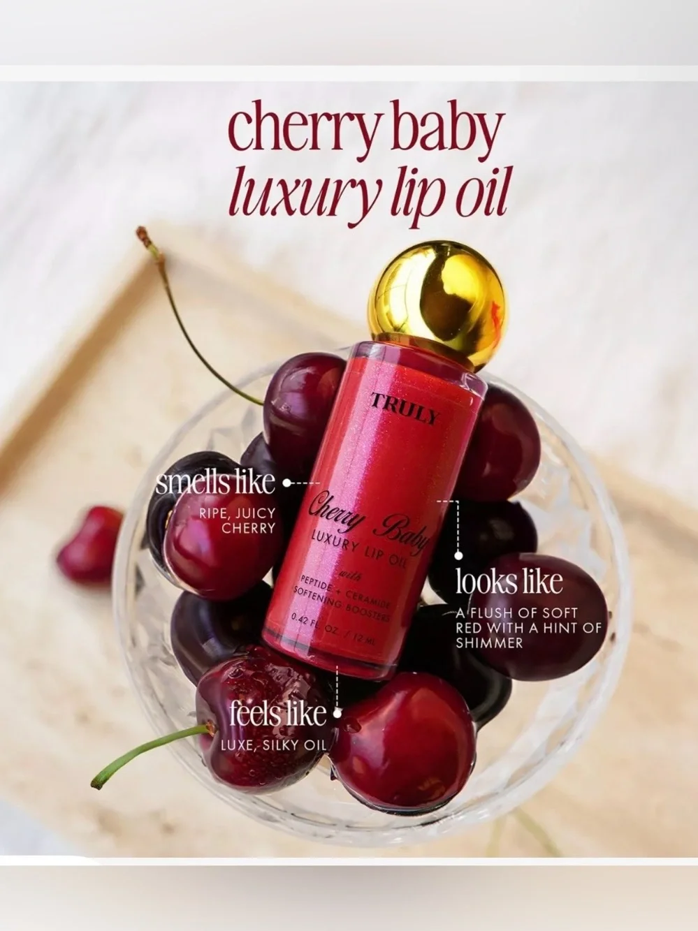 Truly Cherry Baby  Luxury Lip Oil